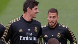 Courtois aseguró que Hazard debe acostumbrarse a la presión en Real Madrid