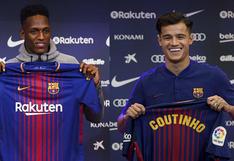 Barcelona: Coutinho y Mina podrían jugar mañana ante Espanyol