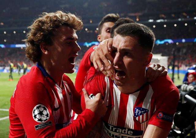 Atlético de Madrid vs. Juventus: Jose María Giménez y el 1-0 tras gran definición en el área | Foto: Agencias