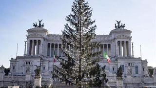 "Spelacchio", el árbol de Navidad que murió en una plaza de Roma