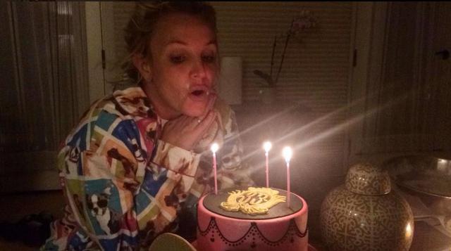 Twitter: Britney Spears compartió imágenes de su cumpleaños - 1
