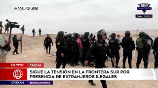 Tacna: un policía herido deja nuevo enfrentamiento contra extranjeros ilegales | VIDEO