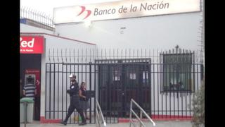 Delincuentes robaron S/. 63.000 del Banco de la Nación