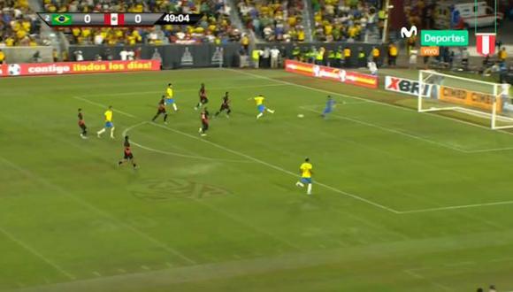 La intervención de Gallese en el Perú vs. Brasil. (Video: Movistar Deportes)