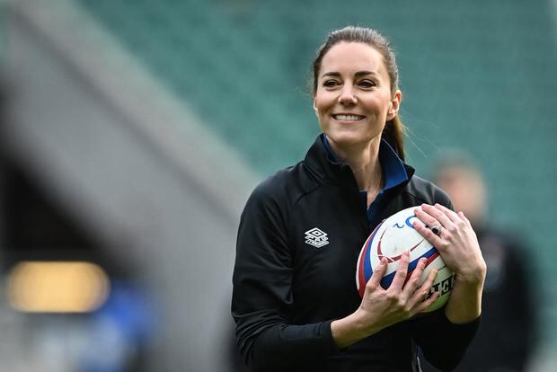 Catalina de Gales tomó el relevo de Enrique de Sussex como patrocinadora de la federación y liga de rugby. (Foto: AFP)