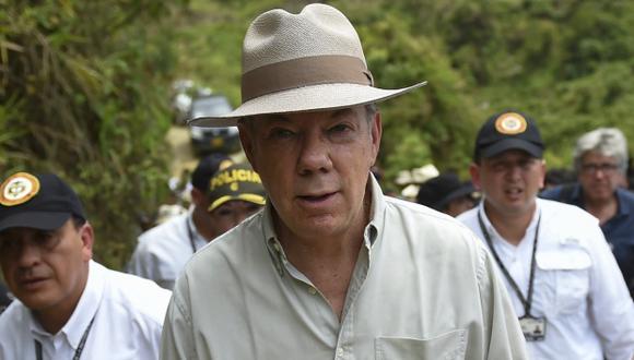Juan Manuel Santos, presidente de Colombia, insistió en que el proceso de paz permitirá "poner a producir el campo, que antes no producía". (Foto: AFP)