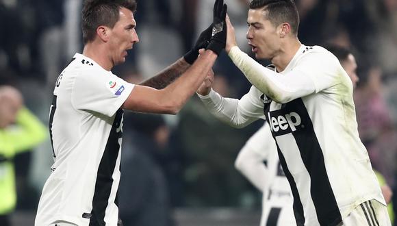 Juventus vs. AS Roma EN VIVO ONLINE: se enfrentan HOY por la Serie A en el Allianz Stadium. El portugués Cristiano Ronaldo inició las acciones. (Foto: AFP)