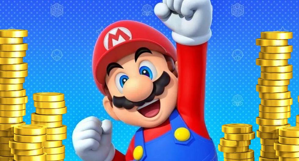 Mario te enseña cómo salvar unas monedas.