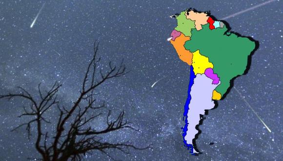 ¿Qué países sudamericanos pudieron ver las lluvias de estrellas este 21 de abril?