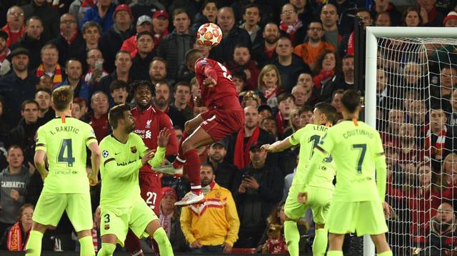 En menos de tres minutos, el recién ingresado Georginio Wijnaldum igualó la serie con dos sendos goles. El último, con la testa, desató la euforia en Anfield. (Foto: AFP)