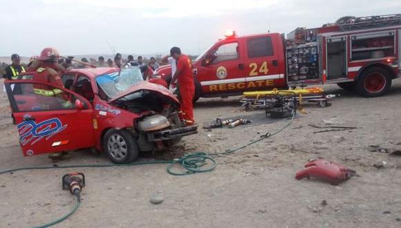 Tacna: chofer ebrio causa accidente y muerte de un taxista