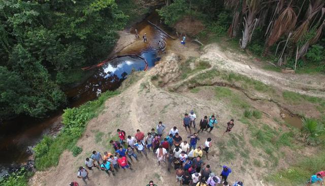 El 3 de julio, la fiscalía, a través de un equipo multidisciplinario de la Fiscalía Especializada en Materia Ambiental de Loreto, logró ingresar a la zona del derrame. (Foto: Ministerio Público)