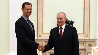 Putin recibe al presidente sirio en Moscú
