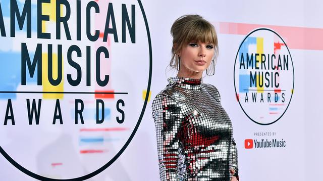 Taylor Swift en los American Music Awards. (Foto: Agencias)