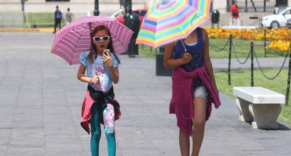 El Senamhi recomienda a la población minimizar la exposición al sol en horas de máxima radiación. (Foto: Andina)