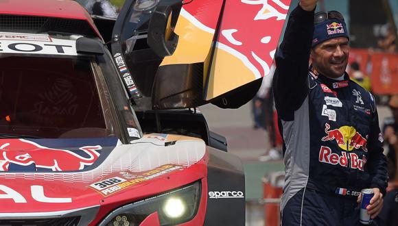 El piloto oficial de Peugeot se llevó la victoria de la segunda jornada del Dakar 2018 en Pisco junto a su navegante David Castera. (Foto: AFP)