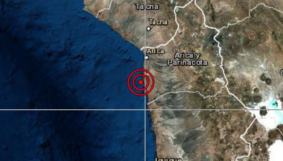 El epicentro de este movimiento telúrico se ubicó a 98 kilómetros al sur del distrito de Tacna. (Foto: IGP)