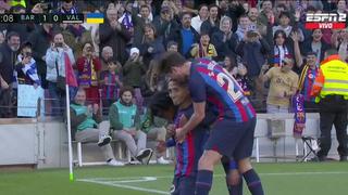Gol de Raphinha: mira el 1-0 de Barcelona vs. Valencia por LaLiga | VIDEO