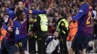 Barcelona,con golazos de Messi y Suárez,ganó 2-0 al Atlético Madrid y quedó cerca del título | VIDEO