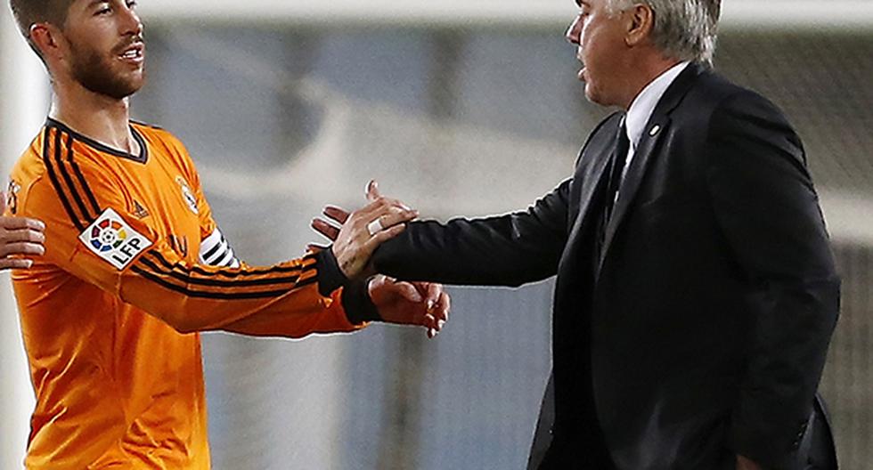 Ancelotti lamentó perder \"cinco semanas\" a Sergio Ramos. (Foto: Getty Images)