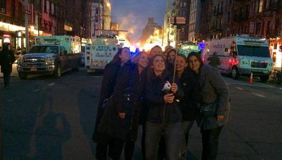 Twitter: toman ‘selfies’ en lugar de la explosión en Nueva York