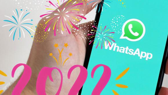 Año Nuevo 2022: stickers de WhatsApp para felicitar a tus contactos este fin de año