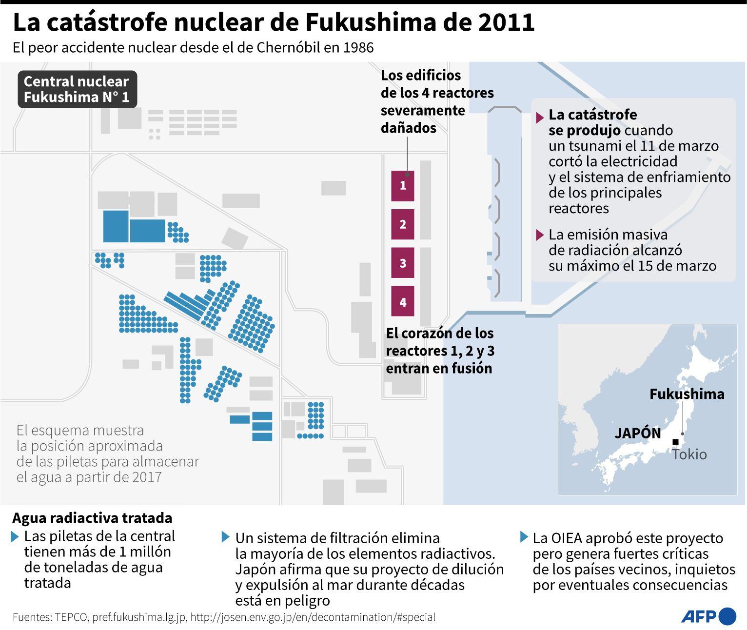 The Fukushima catastrophe of 2011. (AFP).