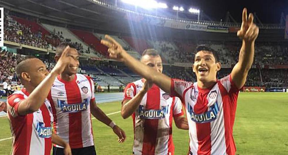 Roberto Ovelar fue la figura en el triunfo del Junior de Barranquilla en la Copa Sudamericana (Foto: Facebook Junior de Barranquilla)