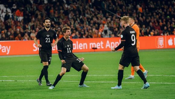 Alemania enfrentó a Países Bajos en un amistoso internacional FIFA