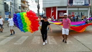 Comunidad LGTBI marcha por las calles de Tarapoto [FOTOS]