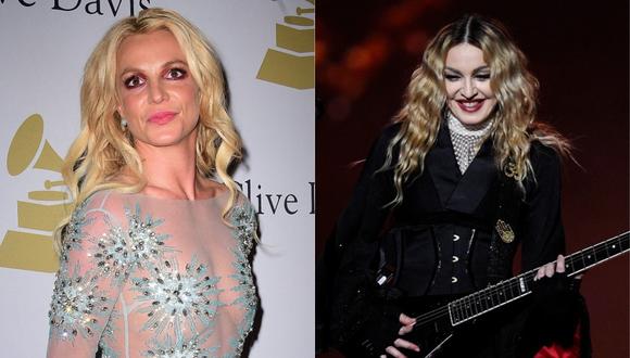 Britney Spears recrea su icónico beso con Madonna luego de 19 años. (Foto: AFP)