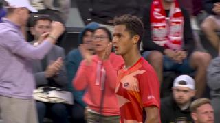 Juan Pablo Varillas y su sentida celebración tras avanzar en Roland Garros | VIDEO