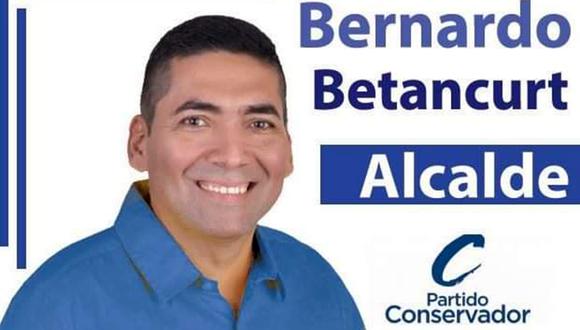 Bernardo Betancourt Orozco era candidato a la alcaldía de la localidad de Tibú, que es fronteriza con Venezuela. (Foto: Partido Conservador de Colombia)