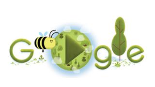 Google celebra el Día de la Tierra con animado doodle que resalta a las abejas