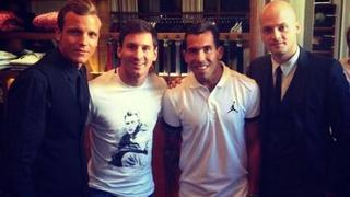 ¿Messi y Carlos Tévez hicieron las paces? Se vieron en Milan
