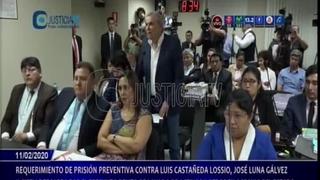 Luis Castañeda en audiencia de prisión preventiva: Hipótesis “está bastante jalada de los pelos”