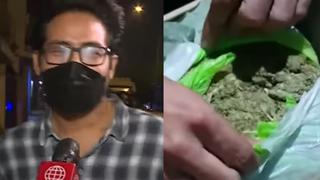 La Victoria: universitario cae con un kilo de marihuana y le manda saludos a su profesor | VIDEO