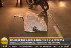 San Isidro: Hombre murió atropellado en la Vía Expresa