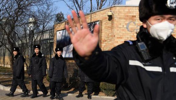 Los canadienses Michael Kovrig y Michael Spavor fueron detenidos por estar acusados vinculados a "actividades que ponían en peligro la seguridad nacional de China", agregó el Ministerio. (Foto: AFP)
