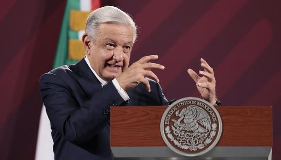 Presidente de México, Andrés Manuel López Obrador, pidió a los migrantes que se encuentran en la frontera de su país con Estados Unidos que no corran riesgos y soliciten asilo en territorio estadounidense por las vías legales (Foto: EFE/ José Méndez)