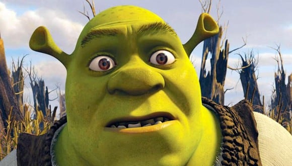 Shrek sorprendido en un momento de la franquicia (Imagen: Dreamworks Animations)