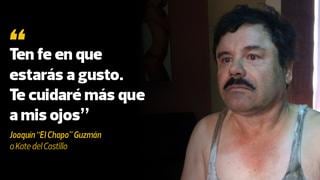 Las 12 frases del coqueteo entre Kate y El Chapo Guzmán