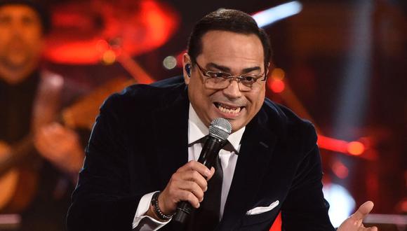 Gilberto Santa Rosa celebró su Premio a la Excelencia en los Latin Grammy. (Foto: Valerie MACON / AFP)