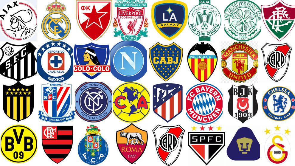 Los 20 escudos más "bonitos" del fútbol