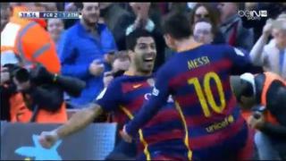 Luis Suárez marcó el 2-1 para Barcelona ante Atlético (VIDEO)