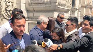 Richard Acuña: “No nos preocupa para nada el cierre del Congeso”