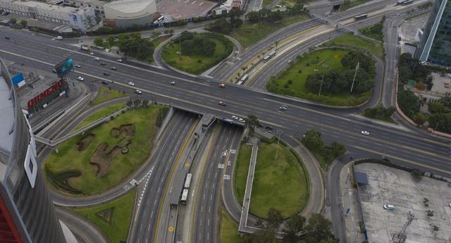 Lima en cuarentena retratada desde el aire. (Foto: Daniel Apuy/ GEC)