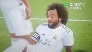 Marcelo sufrió mareos por calor y cansancio en pleno Real Madrid-Eibar | VIDEO