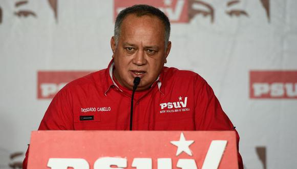 Diosdado Cabello: "Les daremos la respuesta más terrible que ellos puedan imaginarse". (AFP)