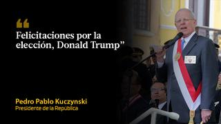 Donald Trump: reacción de políticos peruanos a su triunfo